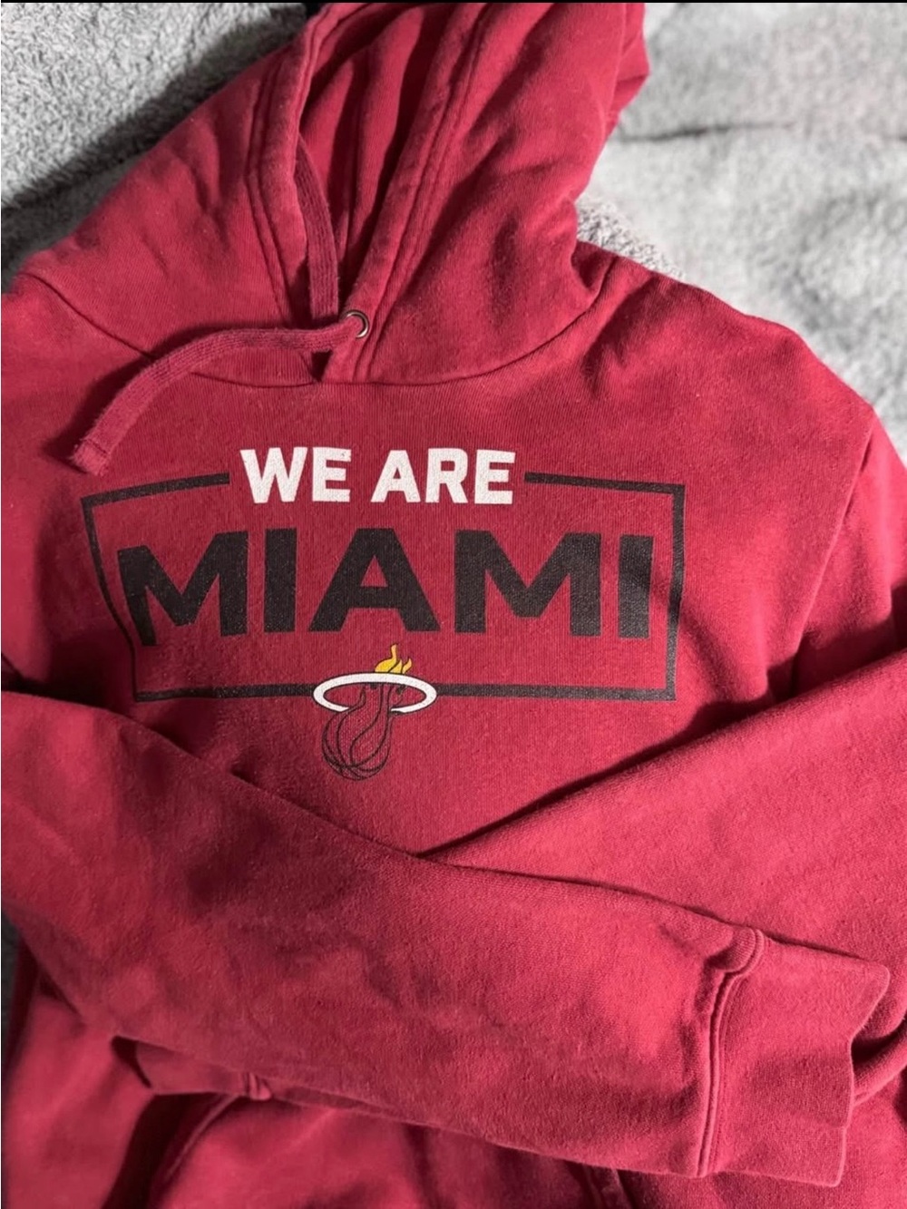 NBA Red 'We Are Miami' Pullover Hoodie